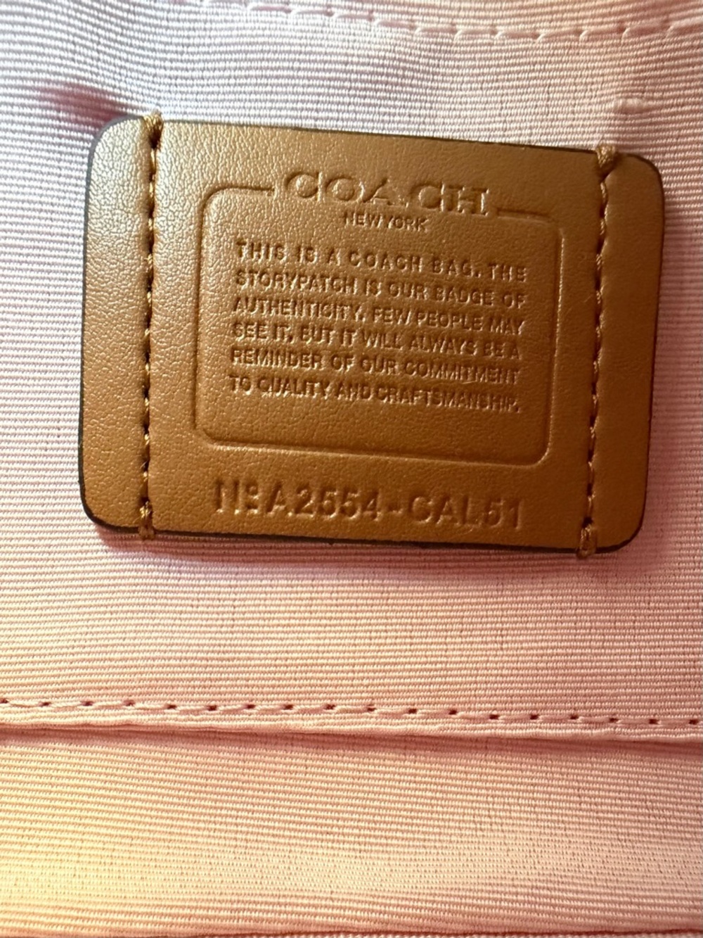 Coach Powder Pink Teri Shoulder Bag - Picture 9 of 9